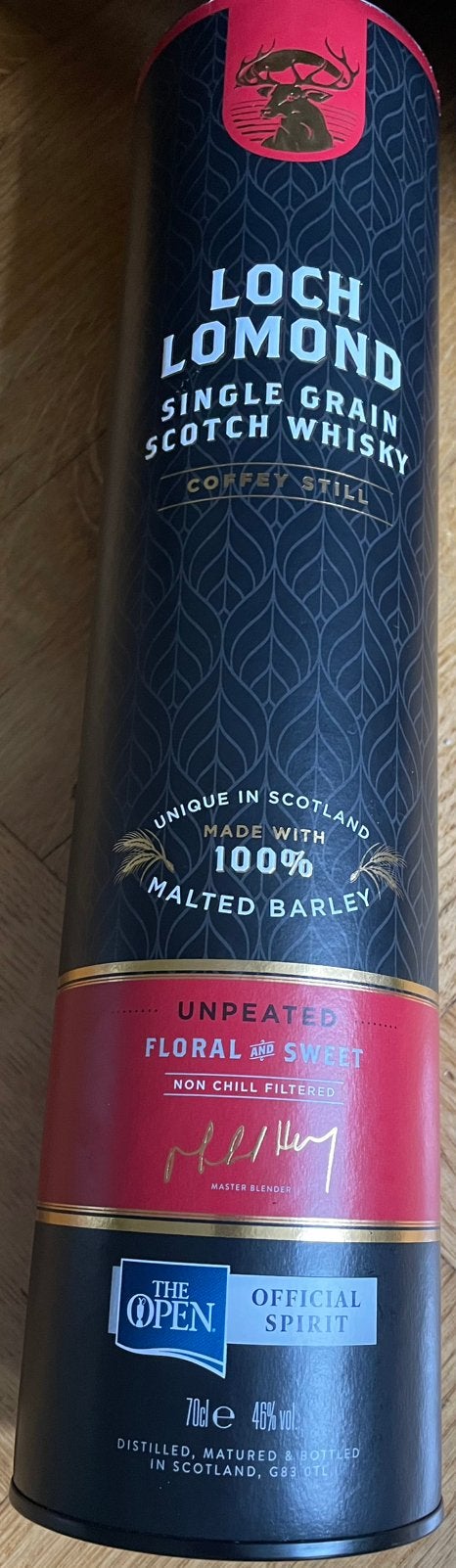 Lege whiskey whisky koker verpakking loch lomond scotch, Ophalen of Verzenden, Zo goed als nieuw