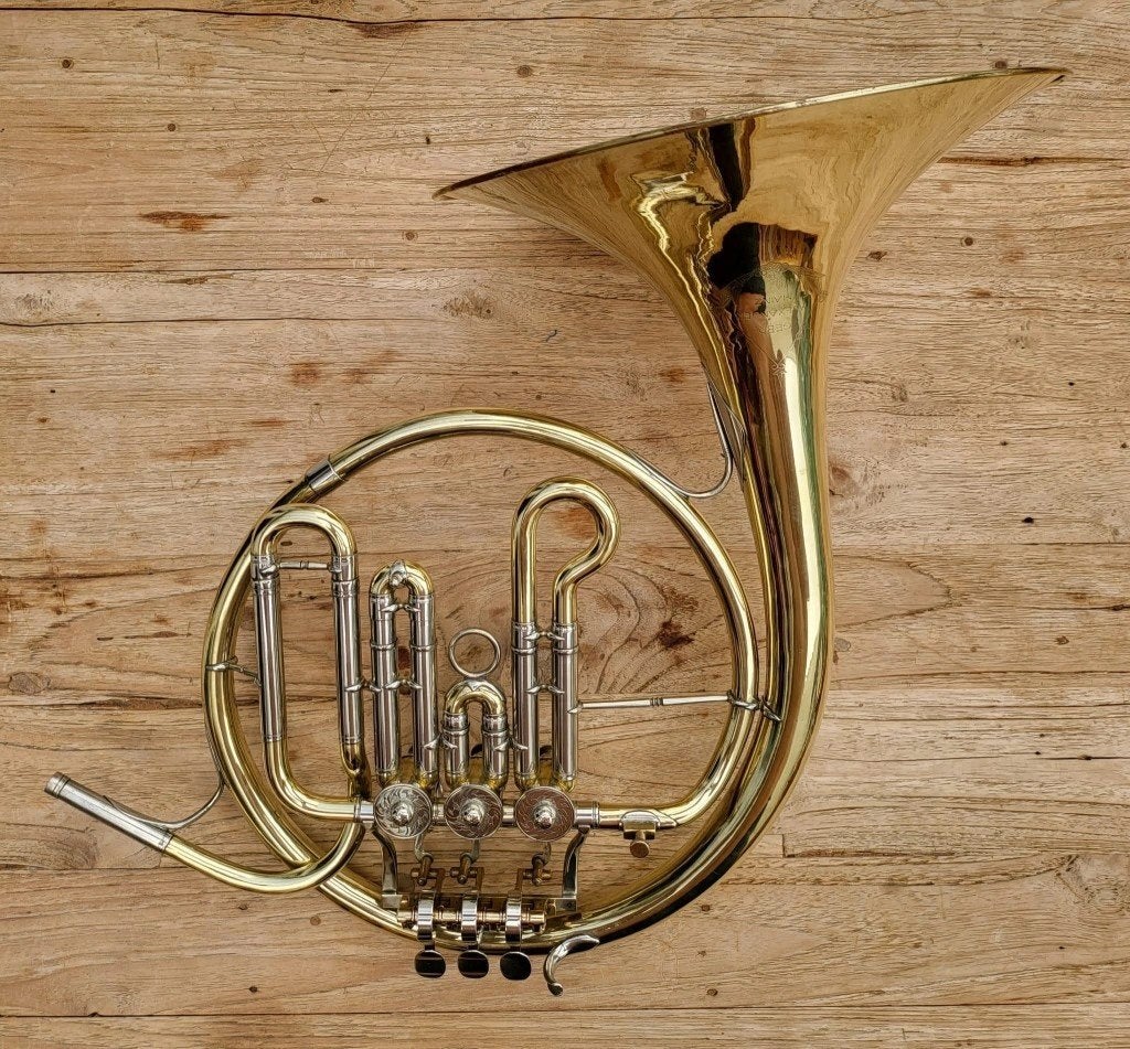Gebr. Alexander Mainz mod. 141 ES Hoorn, Muziek en Instrumenten, Ophalen, Gebruikt, Koperblazer