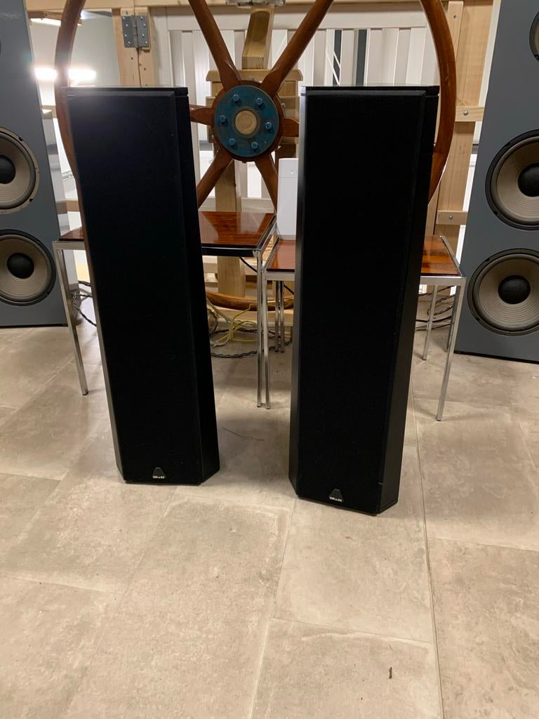 Driade type 70 luidsprekers - Erg mooie  staat en geluid., Audio, Tv en Foto, Luidsprekers, Zo goed als nieuw, 60 tot 120 watt