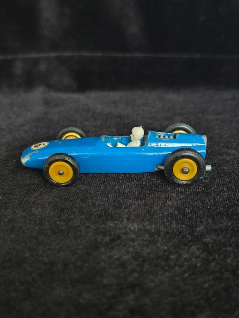 Lesney Matchbox nr 52b, B.R.M. F1, regular wheels, blauw, Ophalen of Verzenden, Gebruikt, Auto