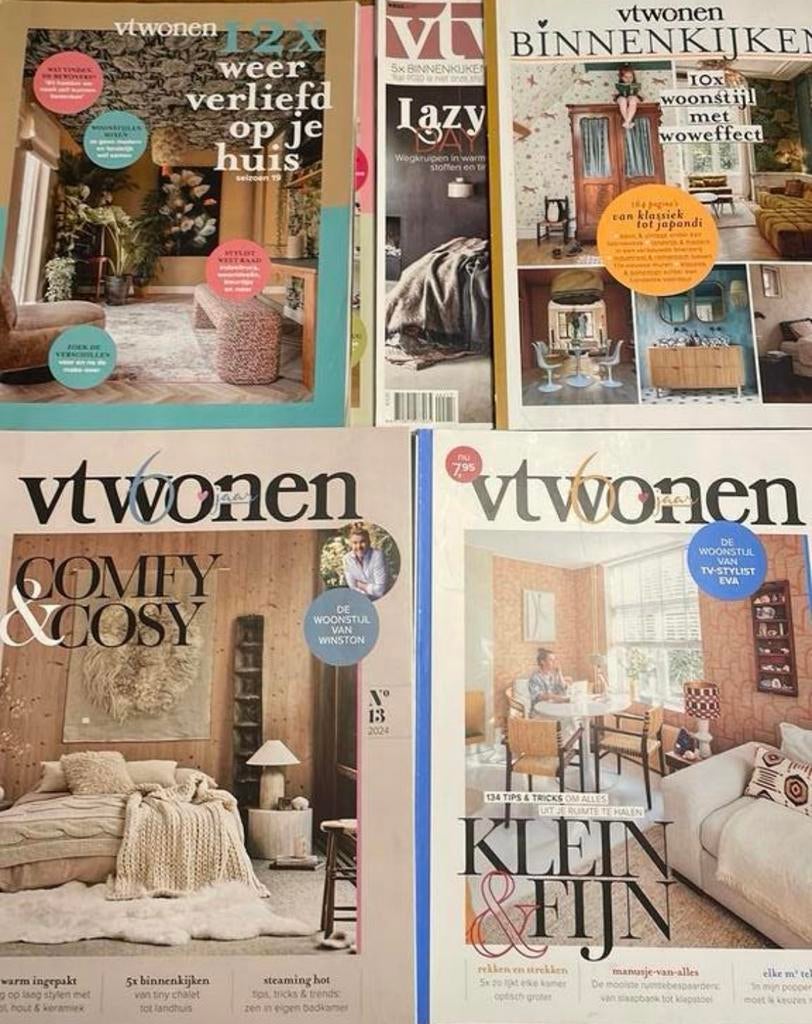 VT wonen en VTwonen landelijk, Ophalen of Verzenden, Gelezen, Overige typen