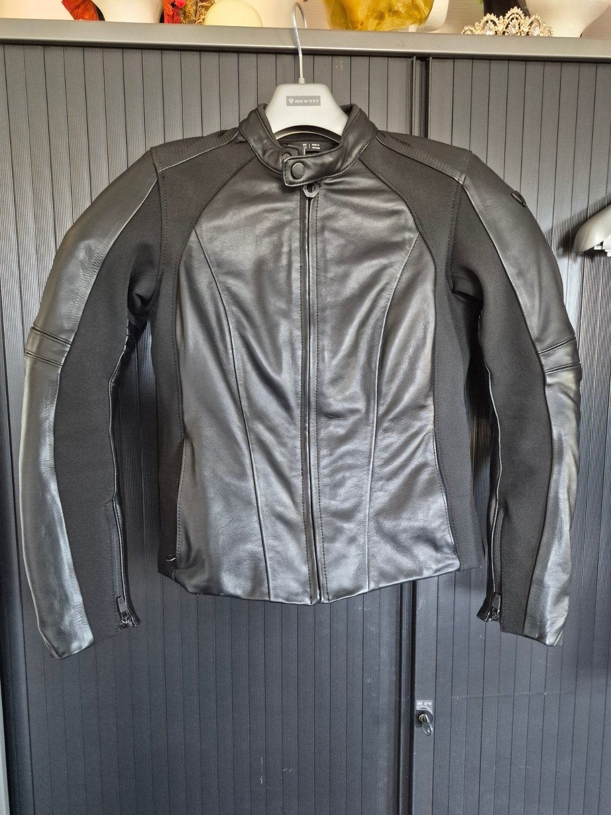 REV'IT! Motorpak dames(jas 38 en broek 40) - Maat 38/40, Zwart, Zo goed als nieuw, REV'IT!, Ophalen