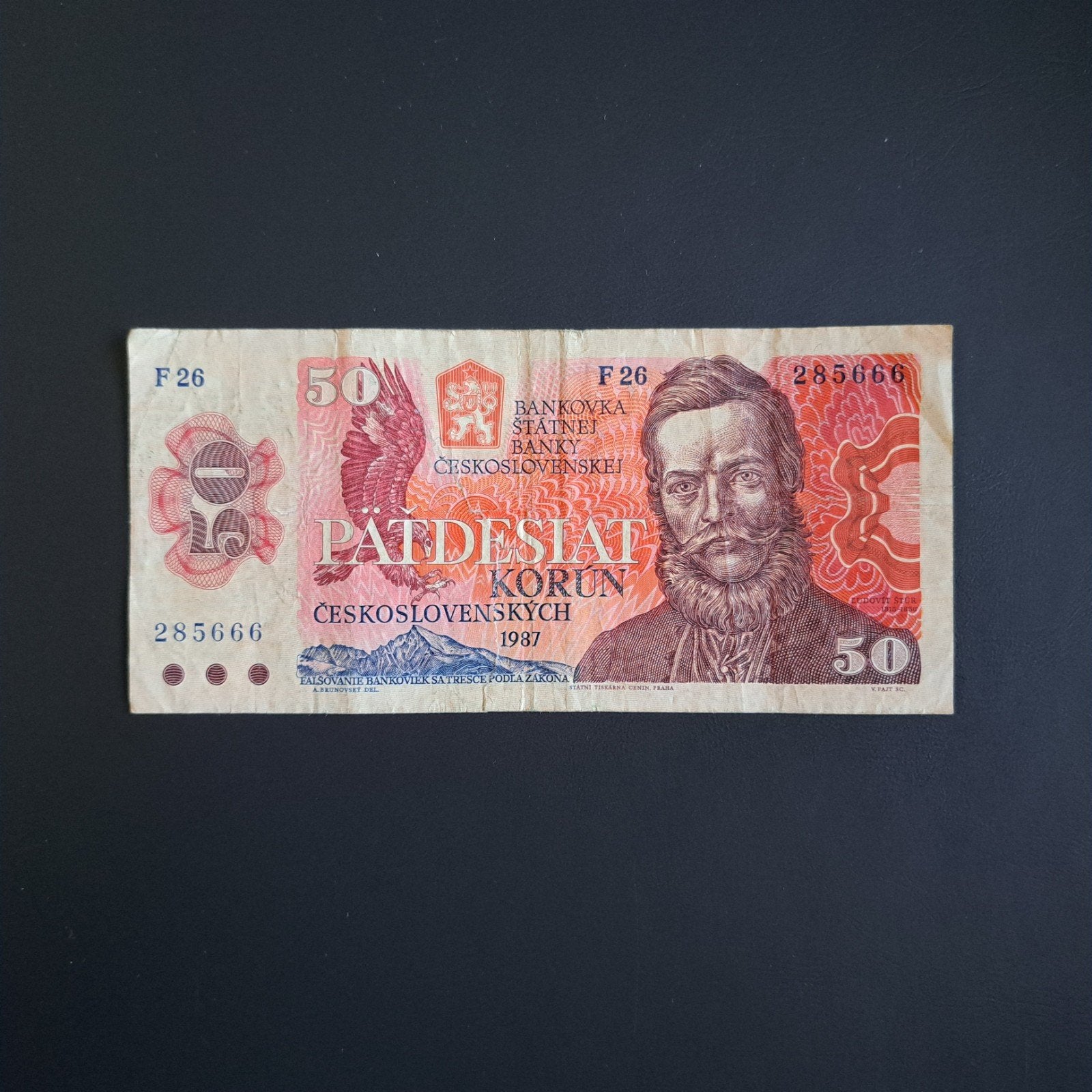 50 kronen Tsjecho-Slowakije #013, Postzegels en Munten, Bankbiljetten | Europa | Niet-Eurobiljetten, Ophalen of Verzenden, Overige landen