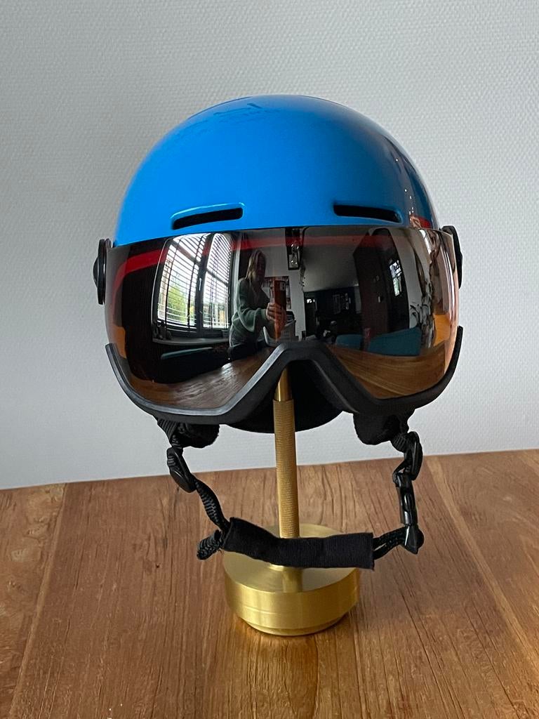 Skihelm kind, Overige typen, Zo goed als nieuw, Skiën, Minder dan 100 cm