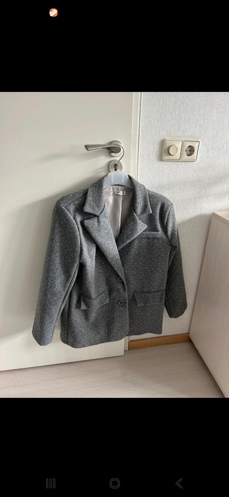 Grijs New Collection blazer maat S, Ophalen of Verzenden, Zo goed als nieuw, Jasje, Maat 36 (S)