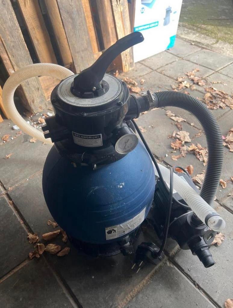 Waterland zandfilter pomp - 132L/min, 250W, Tuin en Terras, Zwembad-toebehoren, Ophalen, Zwembadpomp, ., Zo goed als nieuw