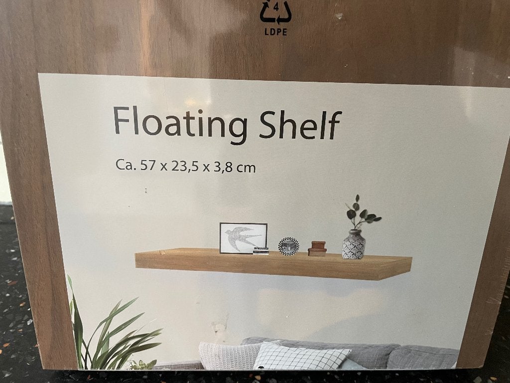 Floating shelf / zwevende plank, Huis en Inrichting, Woonaccessoires | Wandplanken en Boekenplanken, Ophalen of Verzenden, Nieuw