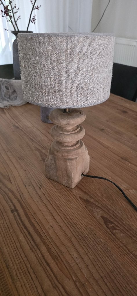 Balusterlamp, Ophalen of Verzenden, Zo goed als nieuw, Hout