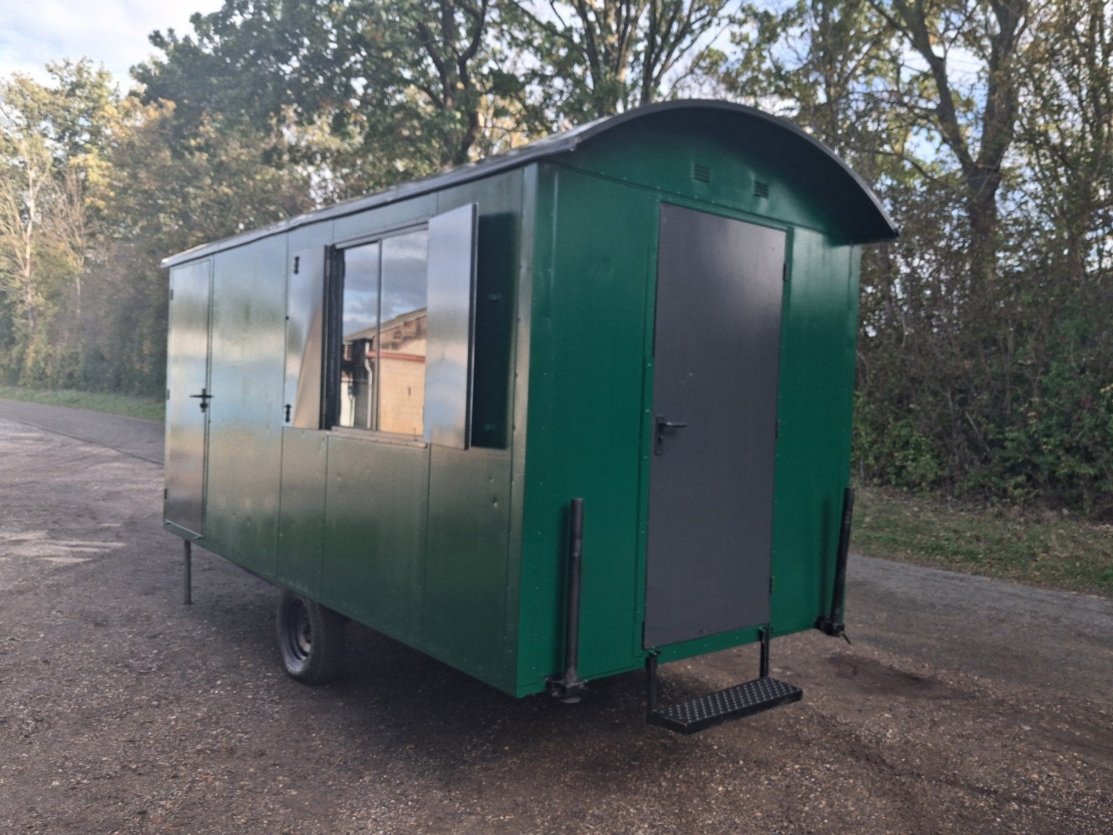 pipowagen schaftwagen schaftkeet bouwkeet pipo wagen te koop, Ophalen, Gebruikt, Matthianvanhunnik@gmail.com, Hogendijk Terneuzen