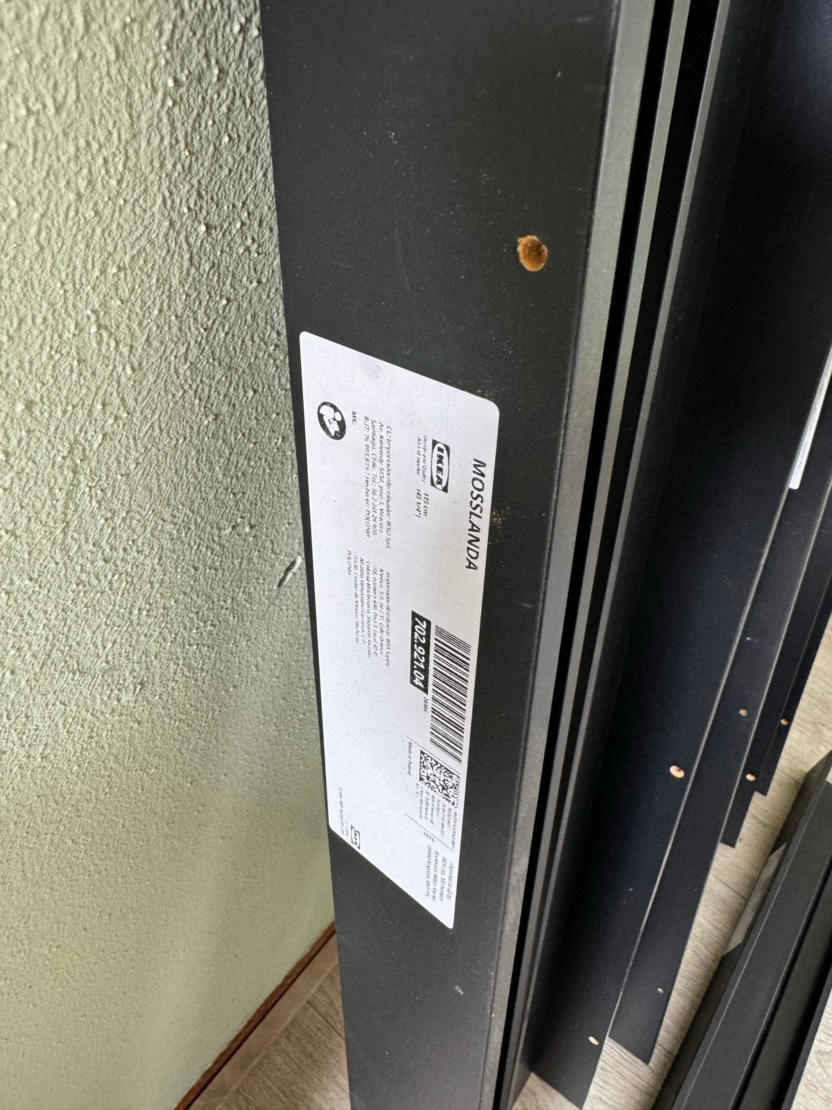IKEA Mosslanda schilderijplank - Zwart (6 stuks), Ophalen, Gebruikt