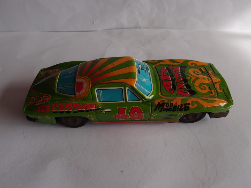 Oude blikken Chevrolet Corvette Bad Custom. Japan?, jr''60s, Ophalen of Verzenden, Gebruikt