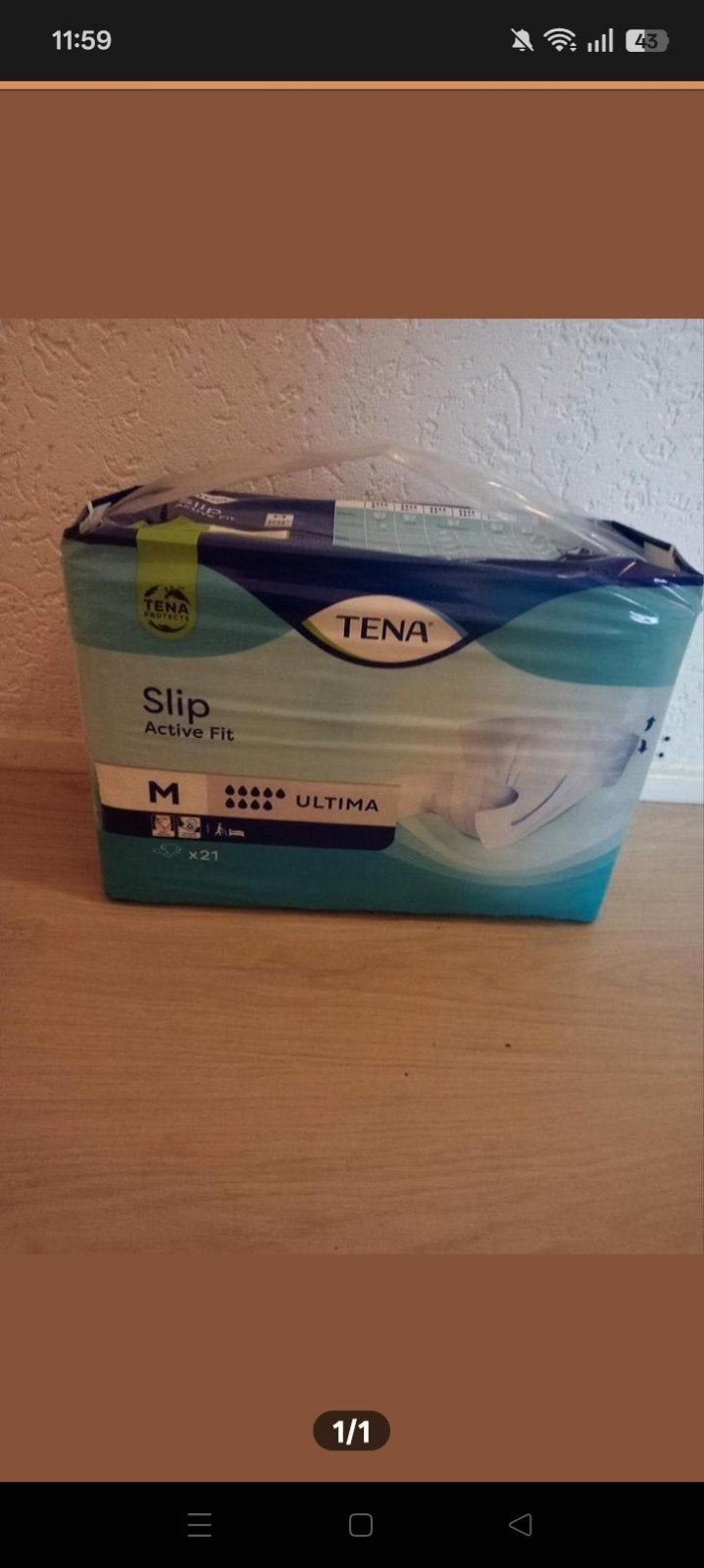 tena ultima medium (plastic buitenzijde), Ophalen, Nieuw