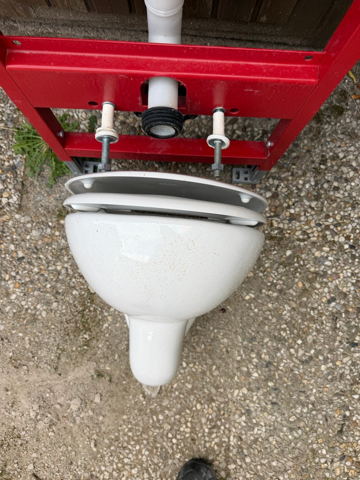 Tece inbouwreservoir met wc pot, Ophalen, Gebruikt, Toilet