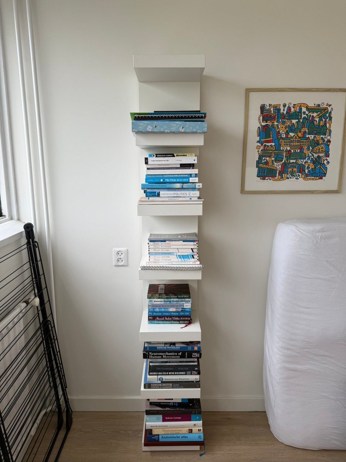 Boekenkast, Ophalen, Met plank(en), Minder dan 50 cm, Gebruikt