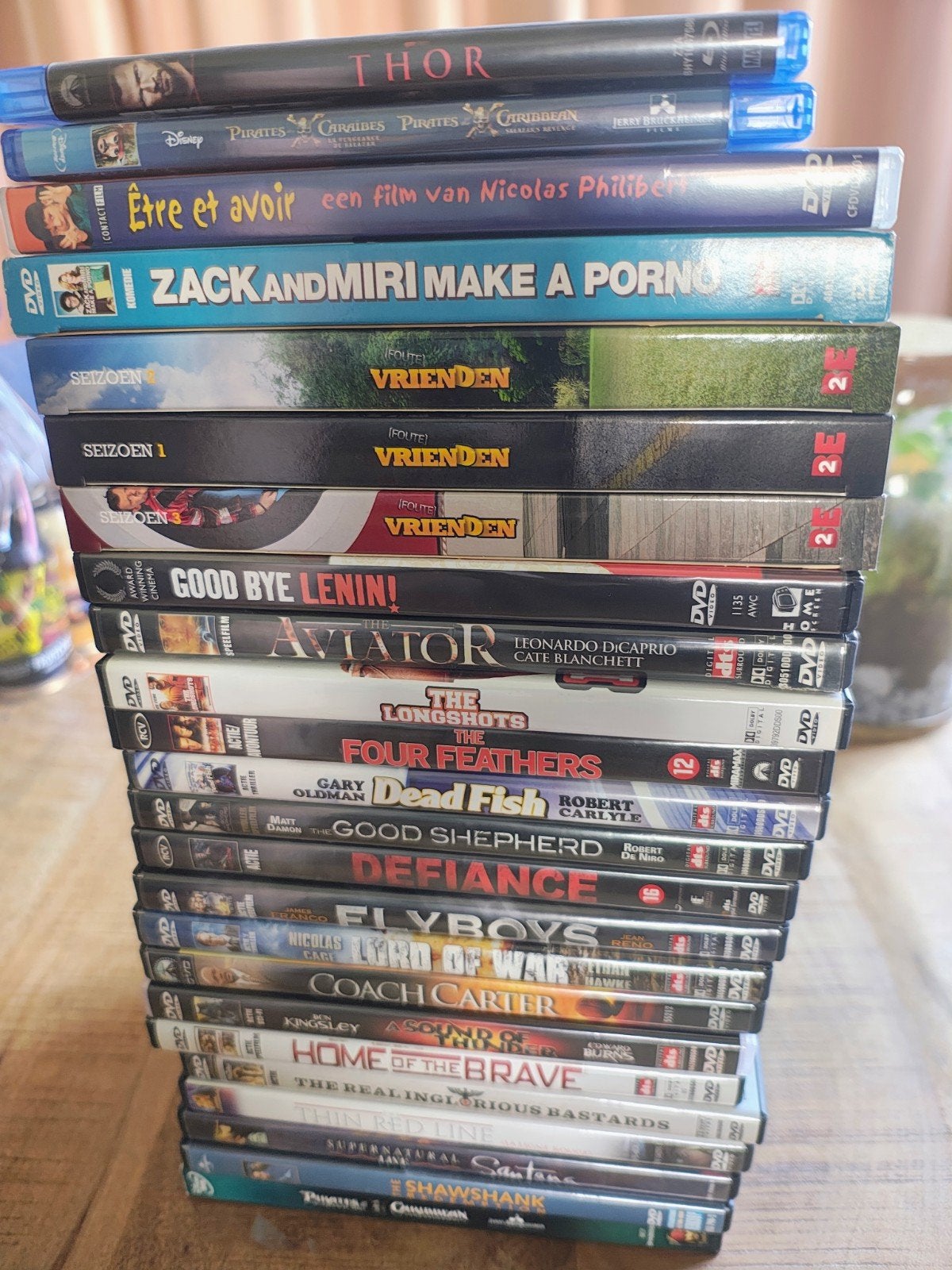 Grote collectie Blu-rays en DVD's: Thor, Friends, Shawshank, Vanaf 16 jaar, Nederlands, Ophalen of Verzenden, Inclusief doosje