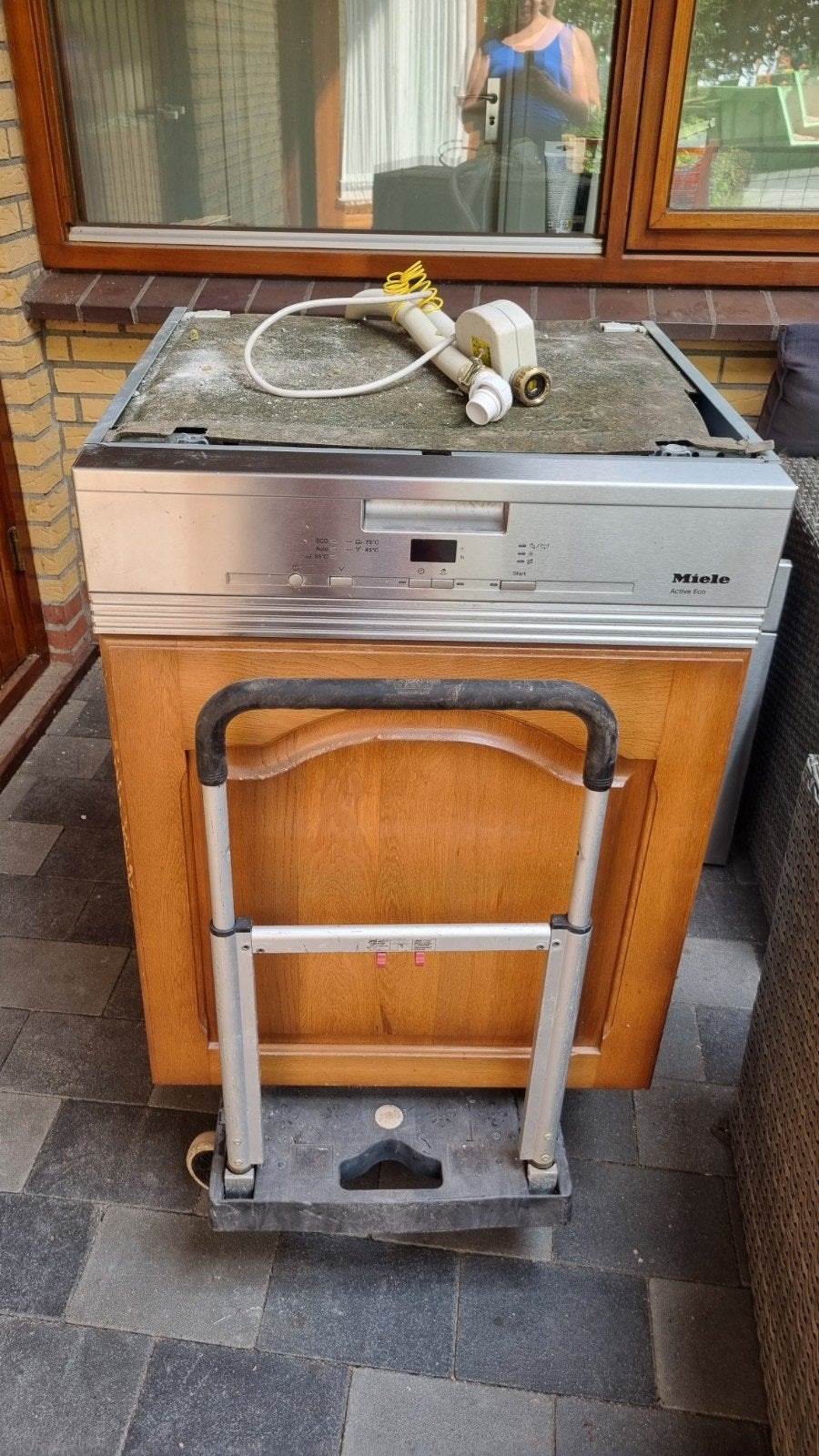 Miele Active Eco vaatwasser., Ophalen, Gebruikt, Eco programma, 85 tot 90 cm