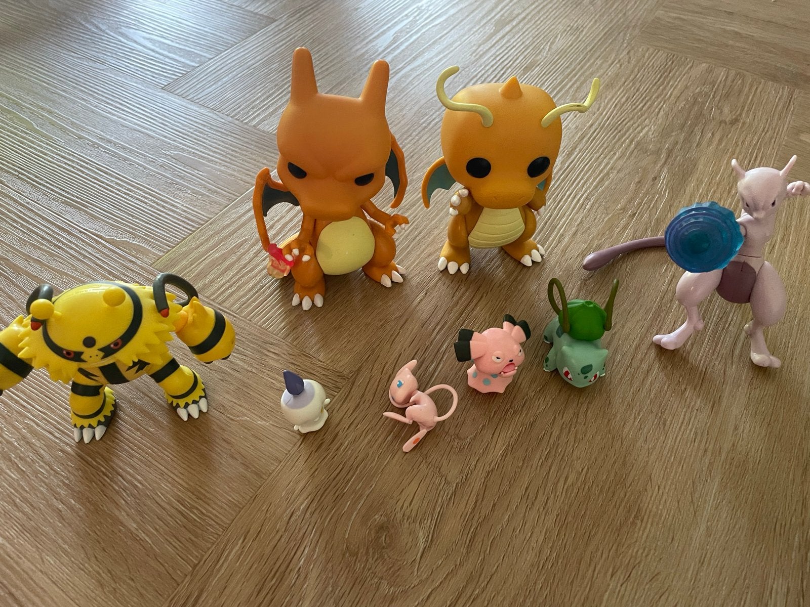 Pokémon Figuren Collectie: Charizard, Dragonite, Mewtwo, Ophalen of Verzenden, Gebruikt