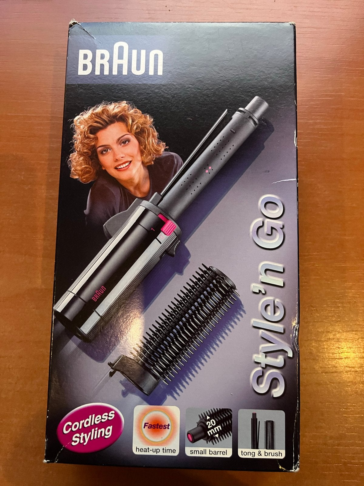 Braun Style'n Go Draadloze Krultang - Nieuw in Doos, Ophalen of Verzenden, Gebruikt, Haarverzorging
