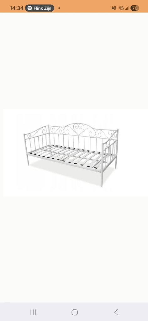 Bed voor een tienerkamer, Gebruikt, 70 tot 85 cm, 180 cm of meer, Ophalen
