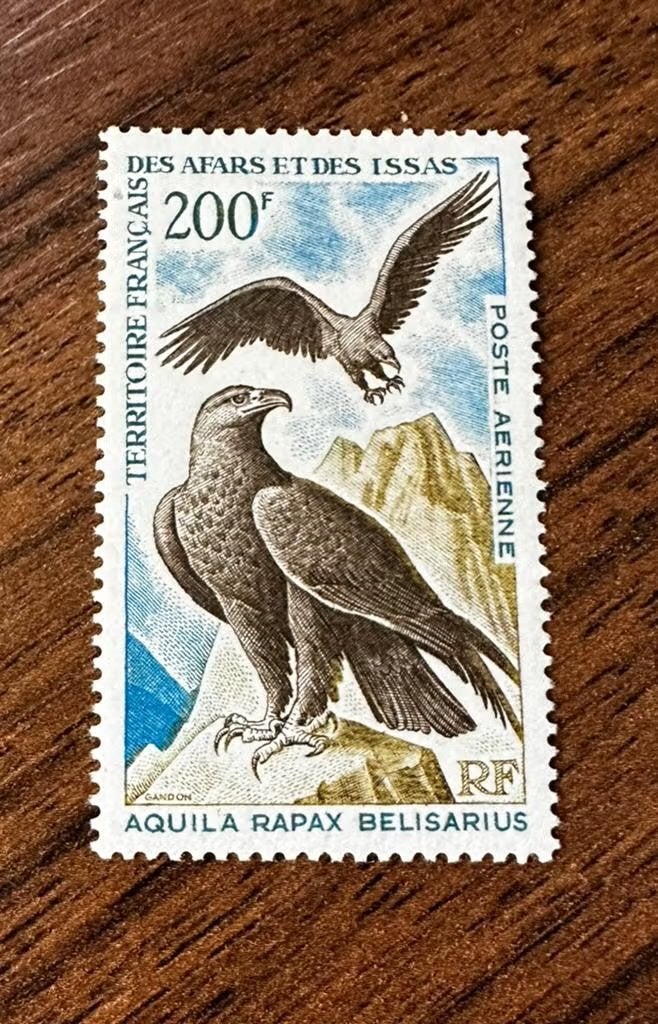 Afars en Issas 1967 roofvogel vogels - ongebruikt, Ophalen of Verzenden