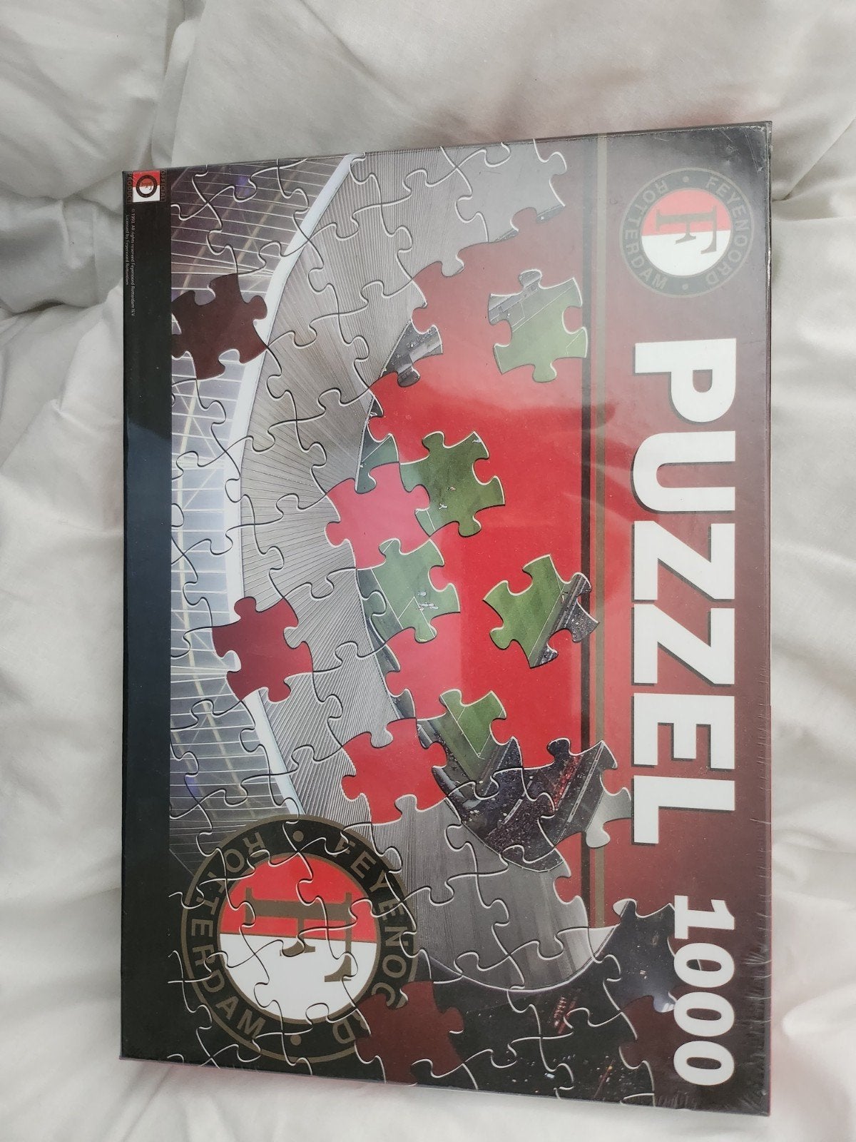 Feyenoord Puzzel 1000 stukjes - Stadion De Kuip, Ophalen of Verzenden, 500 t/m 1500 stukjes, Nieuw, Legpuzzel