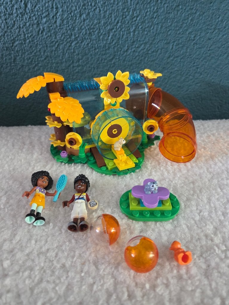 Lego Friends 42601 Hamsterspeelplaats - compleet met boekje, Lego, Friends, Ophalen of Verzenden, Zo goed als nieuw
