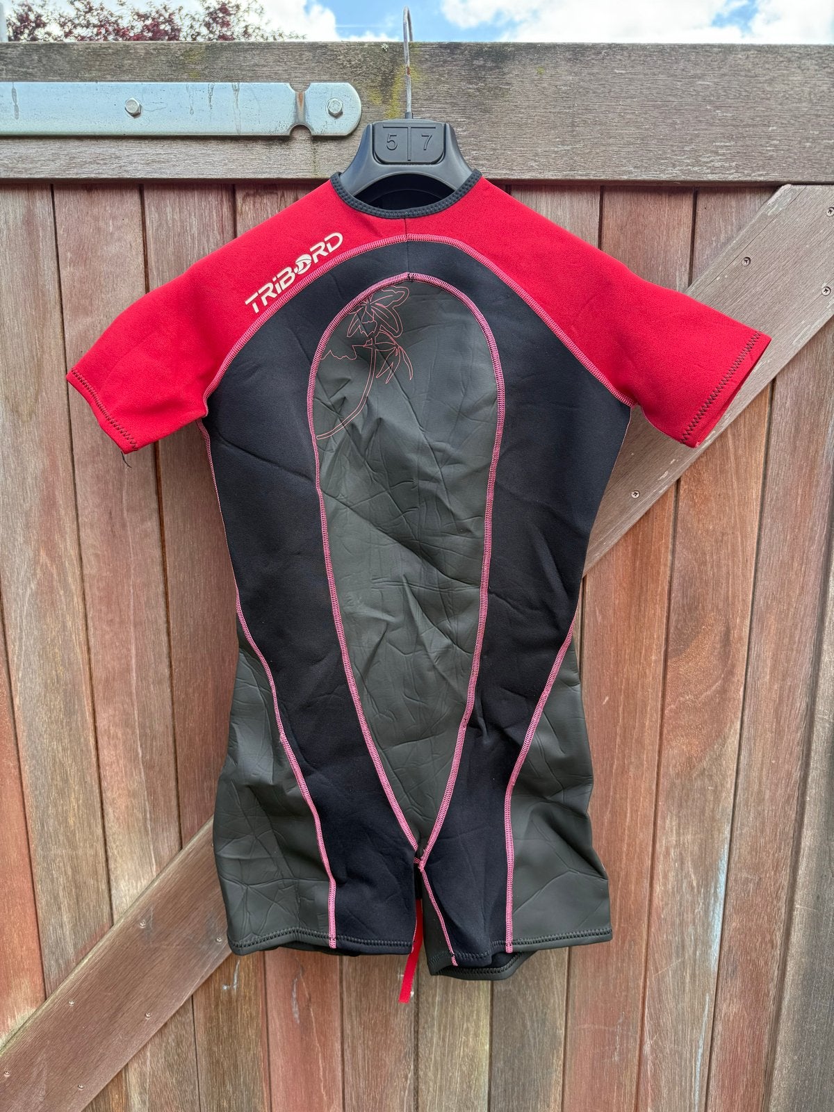 Tribord shorty wetsuit - Maat S/M dames, Watersport en Boten, Watersportkleding, Ophalen of Verzenden, Zo goed als nieuw, Dame of Heer