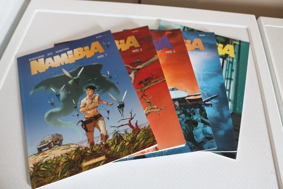 Namibia Deel 1 tot en met 5 ( complete reeks ), Boeken, Complete serie of reeks, Ophalen of Verzenden, Zo goed als nieuw, Leo