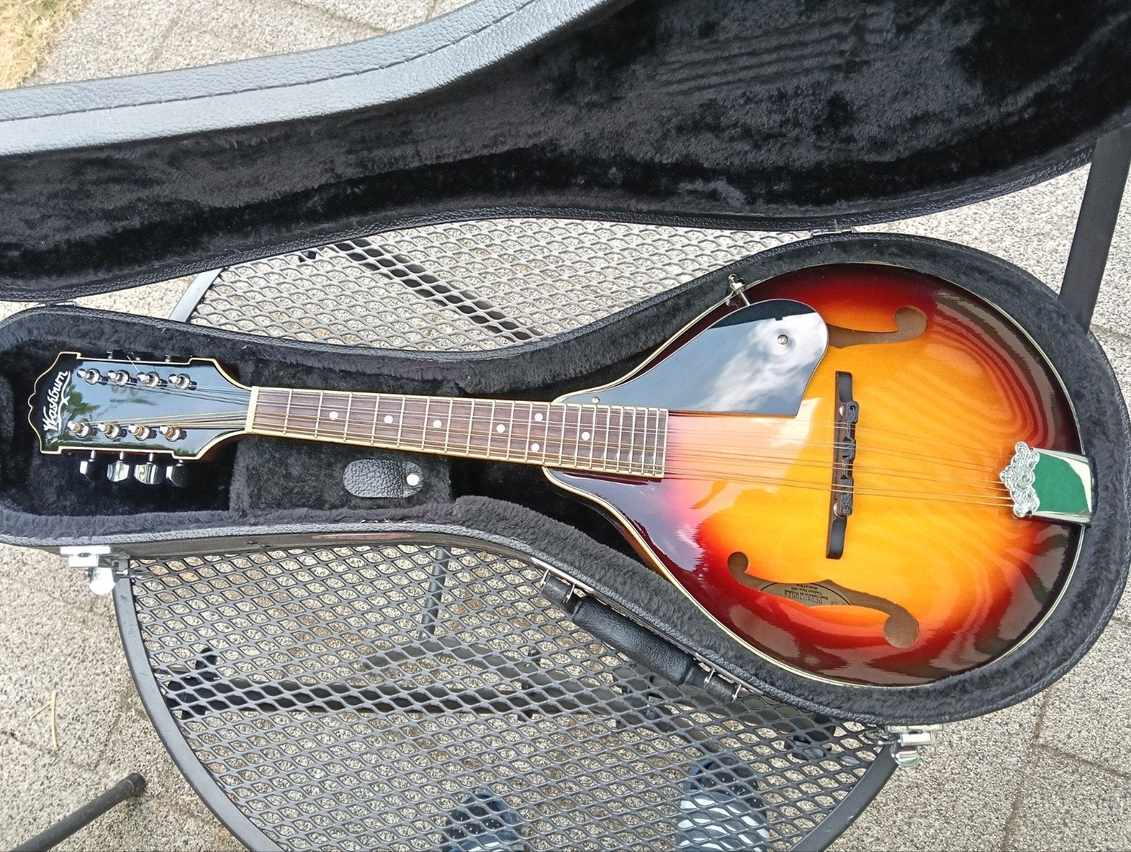 Washburn M-1S Mandoline met koffer - Zo goed als nieuw, Muziek en Instrumenten, Ophalen, Zo goed als nieuw