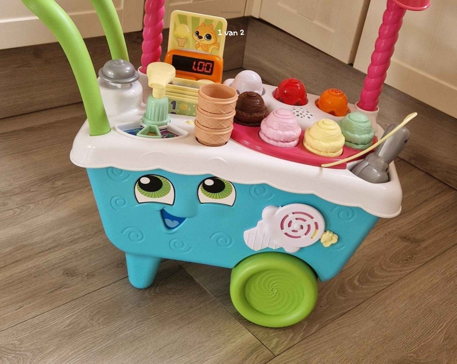 VTech Schep & Leer IJscokar, Ophalen