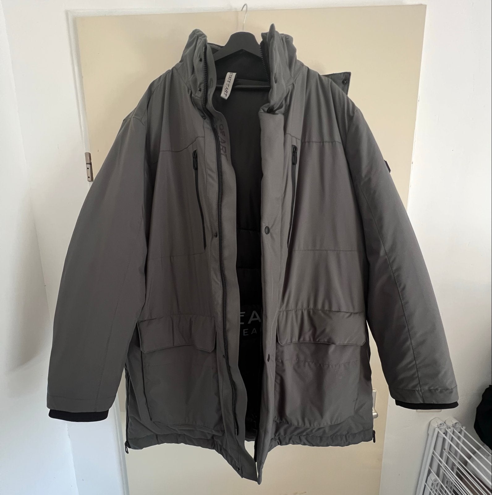 State of Art winterjas heren 4XL grijs, Ophalen of Verzenden, Gedragen, Overige maten, Grijs