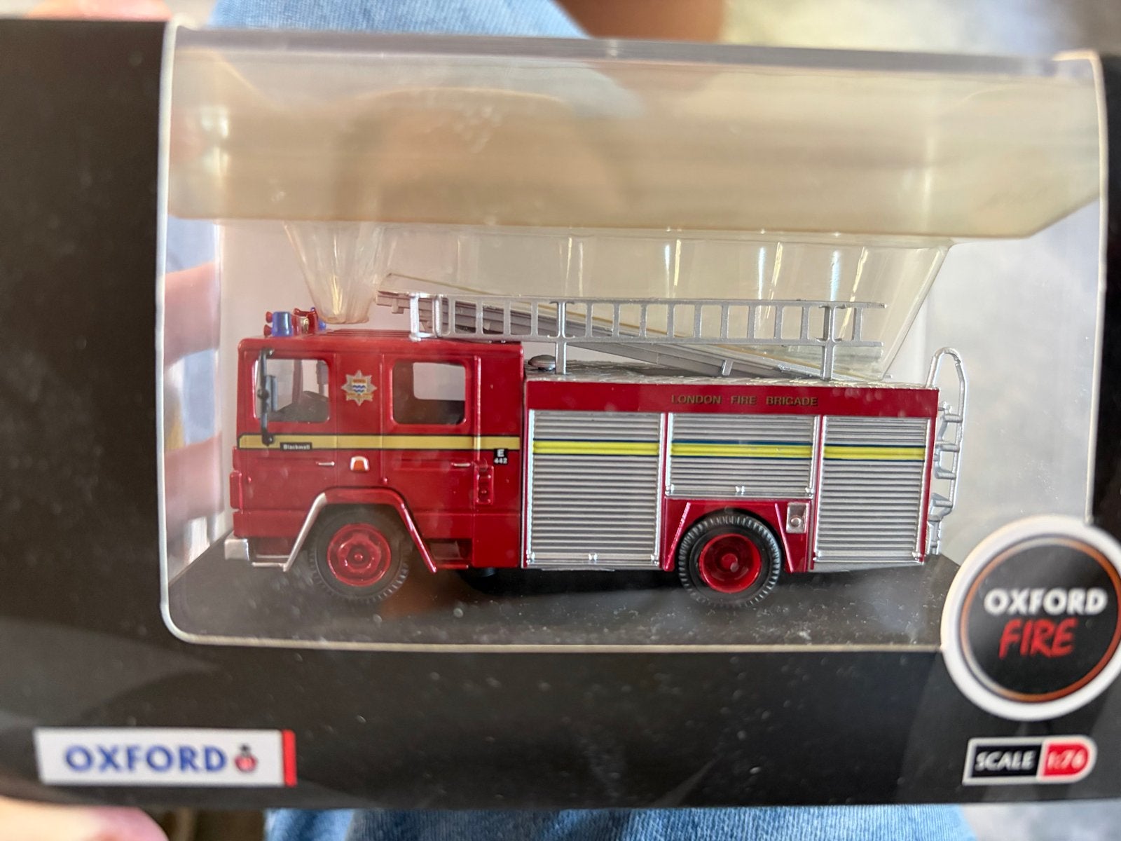 Oxford Diecast London Fire Brigade Dennis RS Brandweerwagen, Ophalen of Verzenden, Nieuw, Overige typen