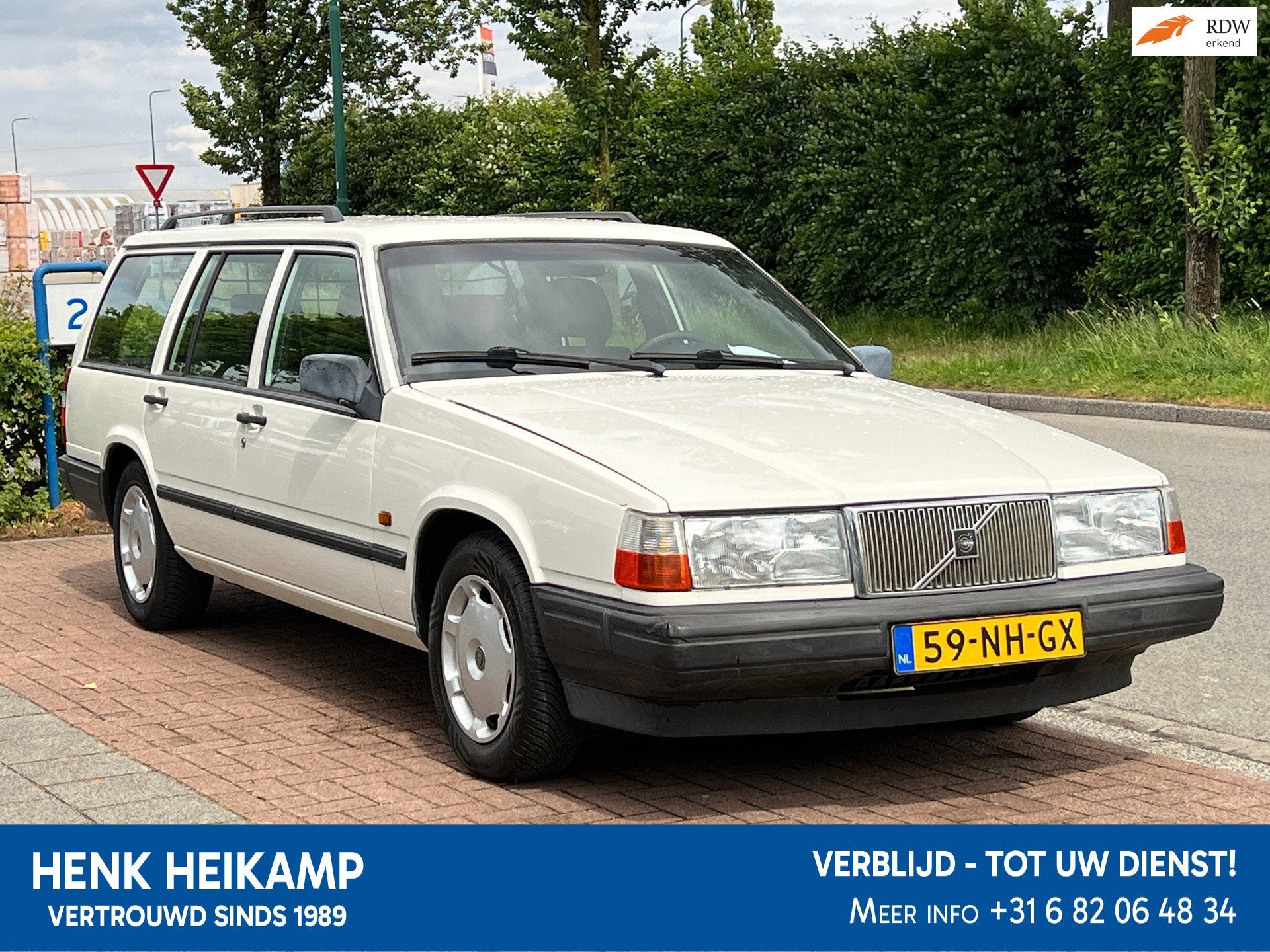 Volvo 940 2.0i Polar *APK 04-2028! Veel ruimte en ouderwets, Auto's, Achterwielaandrijving, Gebruikt, 4 cilinders, Wit