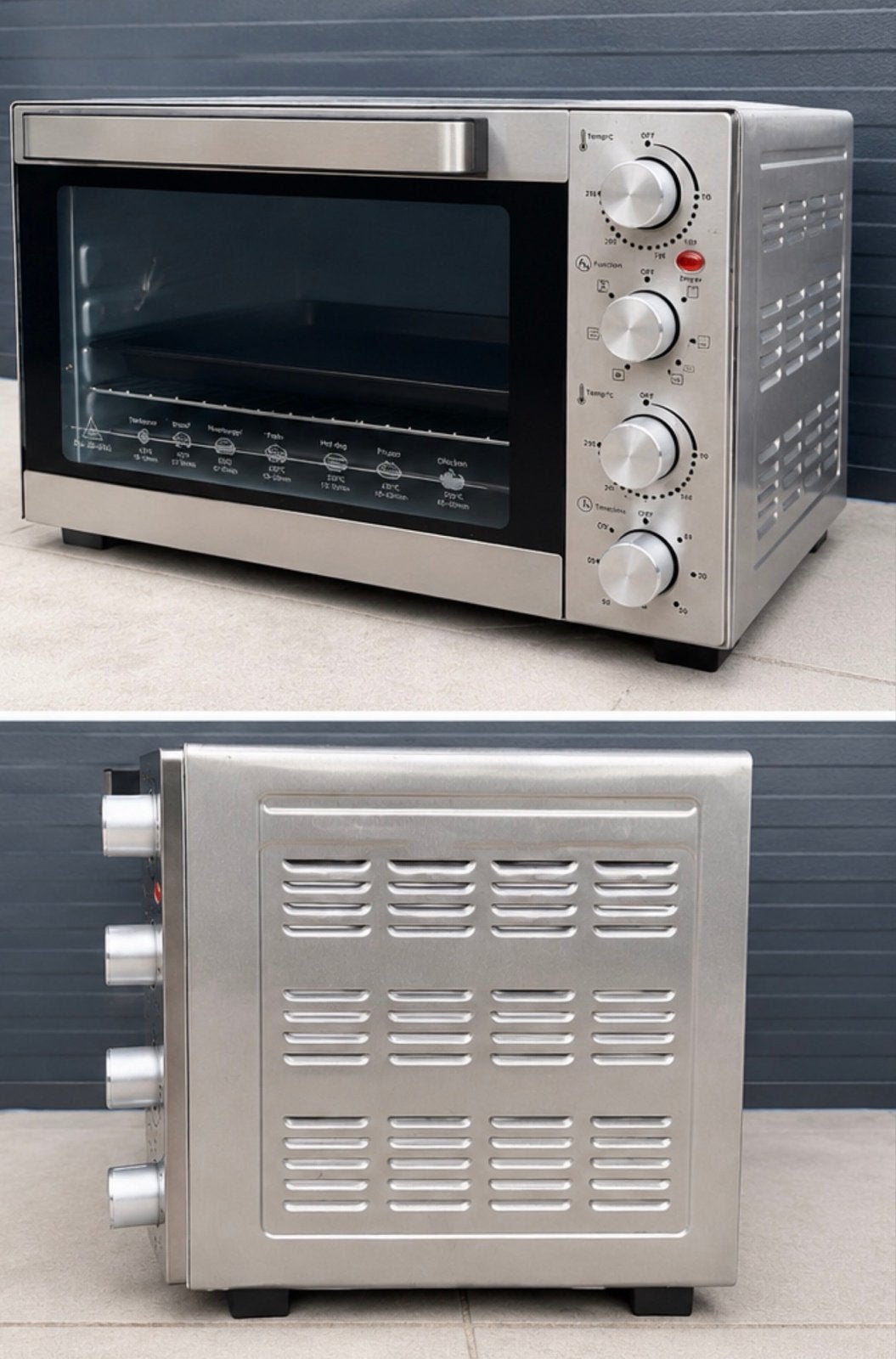 Compacte RVS Oven met Grillfunctie - nieuw!, Witgoed en Apparatuur, Ovens, Ophalen, Minder dan 45 cm, Overige merken, Zo goed als nieuw
