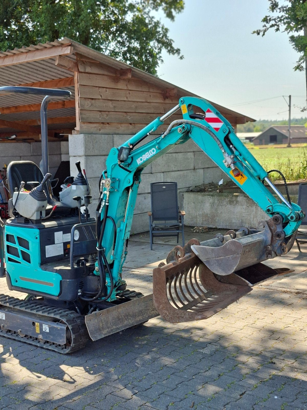 Kobelco SK10SR Minigraafmachine - Slechts 780 uur!, Ophalen of Verzenden