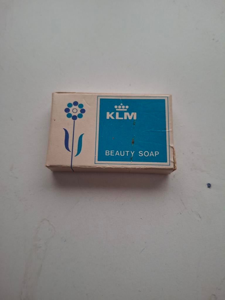 KLM reclame Zeepdoosje., Ophalen of Verzenden, Zo goed als nieuw, Verpakking