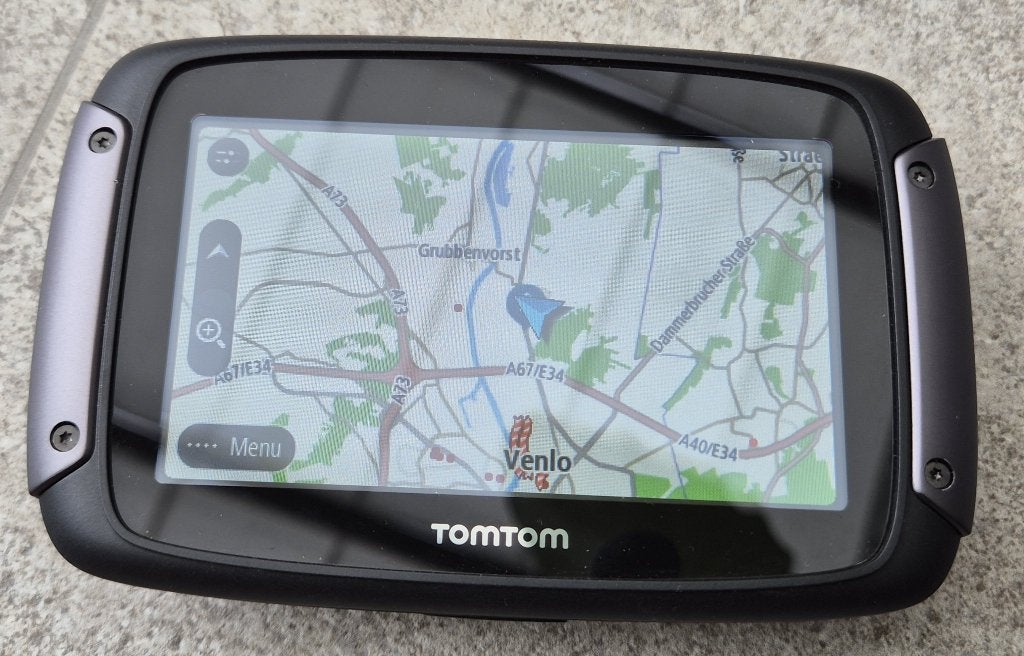 TomTom Rider 550 Motornavigatie, Verzenden, Gebruikt