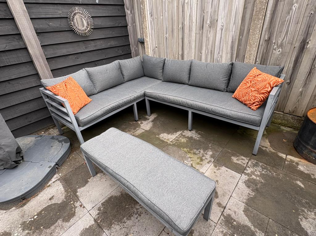 Garden Impressions Bleco II lounge-diningset 7 persoons, Ophalen of Verzenden, Loungeset, Bank, 7 zitplaatsen