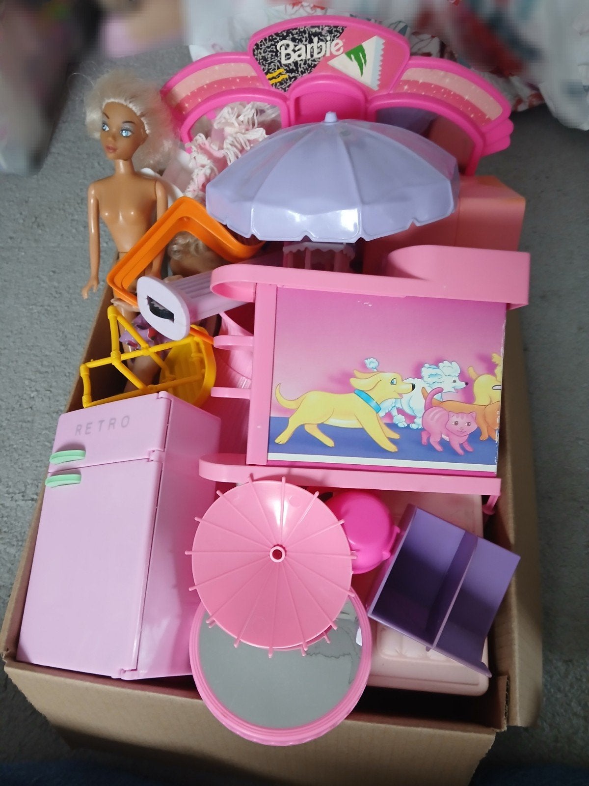 Bak vol vintage barbie, Ophalen of Verzenden, Gebruikt, Barbie