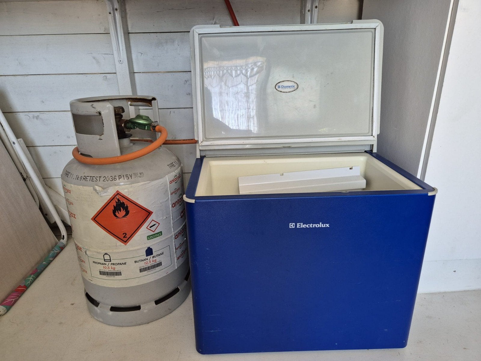 Electrolux Koelbox op Gas met Volle Gasfles, Caravans en Kamperen, Kampeeraccessoires, Ophalen of Verzenden