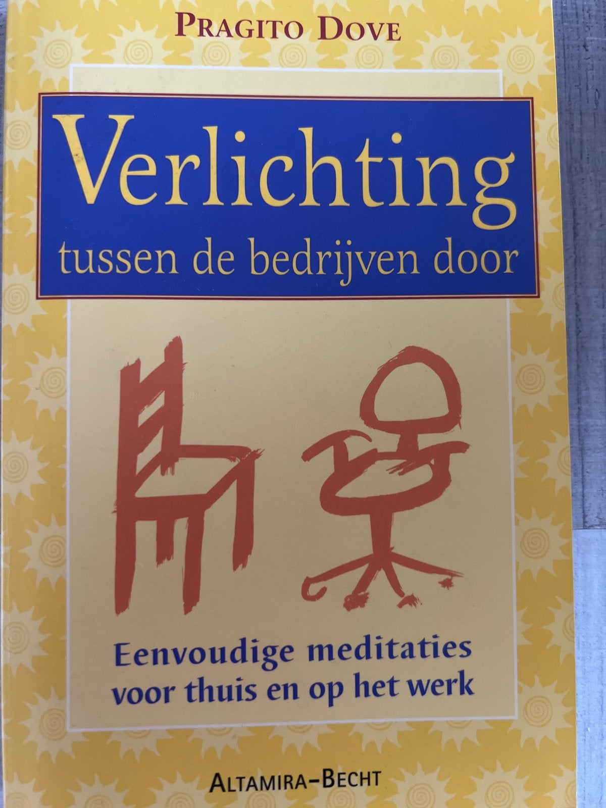 Verlichting tussen de bedrijven door - Meditatieboek, Verzenden, Zo goed als nieuw, Meditatie of Yoga, Instructieboek