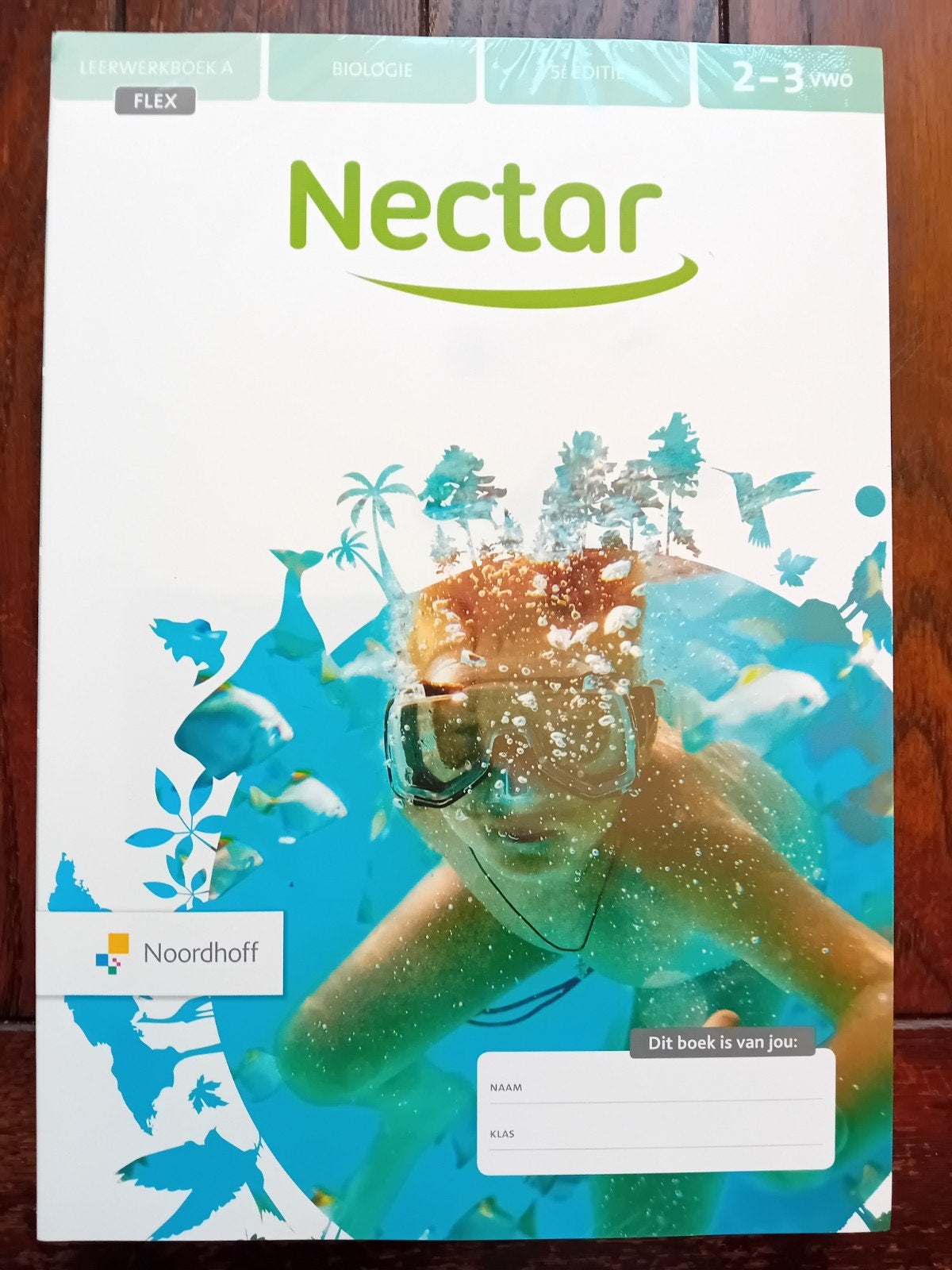 Nectar Biologie Leerwerkboek A & B VWO 2-3 (5e editie) Nieuw, VWO, Noordhoff, Biologie, Nieuw