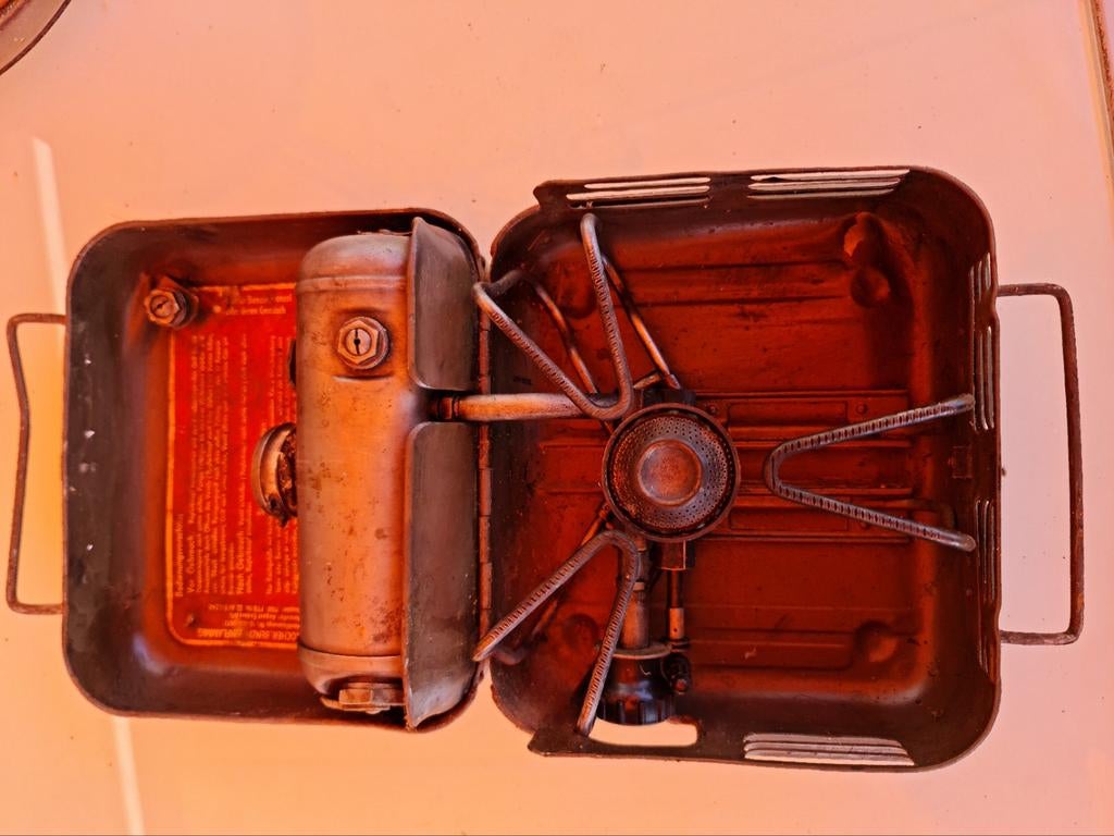 Vintage Benzine Brander Kocher-Lampe,voor liefhebber/verzam, Ophalen of Verzenden