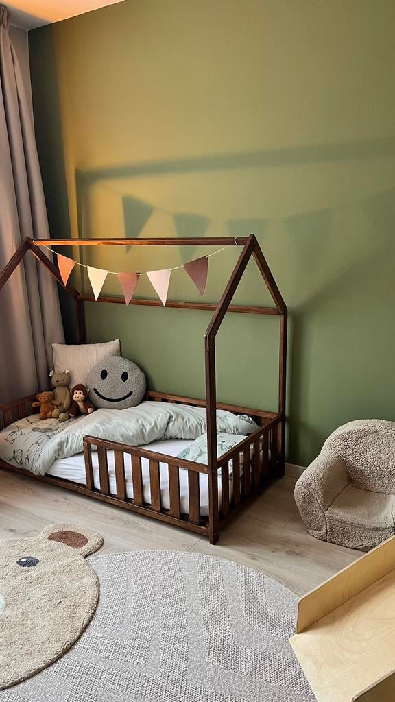 Peuterbedhuisje te koop, Ophalen, Hoogslaper of Stapelbed, 70 tot 85 cm, 140 tot 160 cm