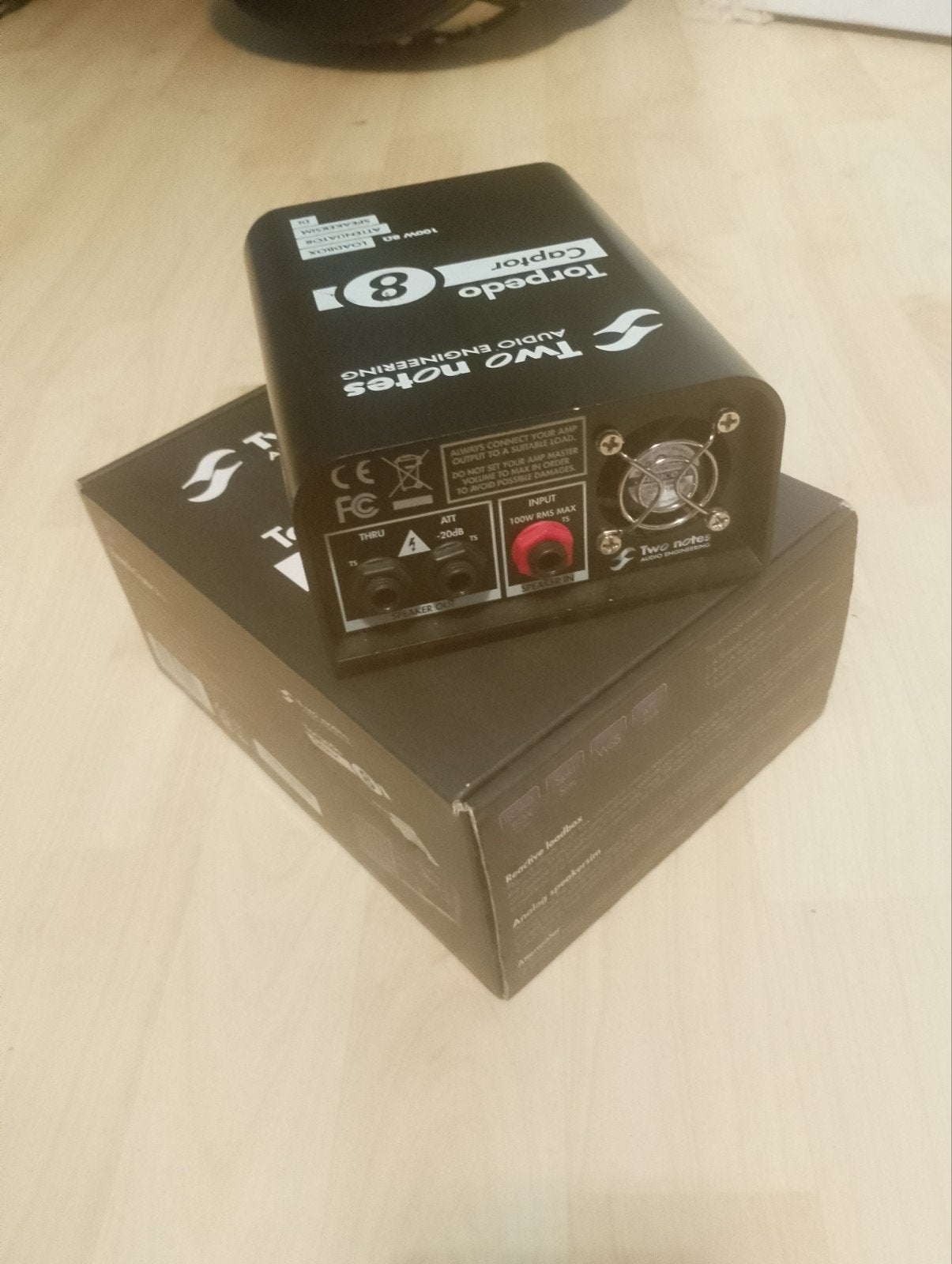 two notes torpedo captor 8, Ophalen, Gebruikt, Gitaar, 50 tot 100 watt