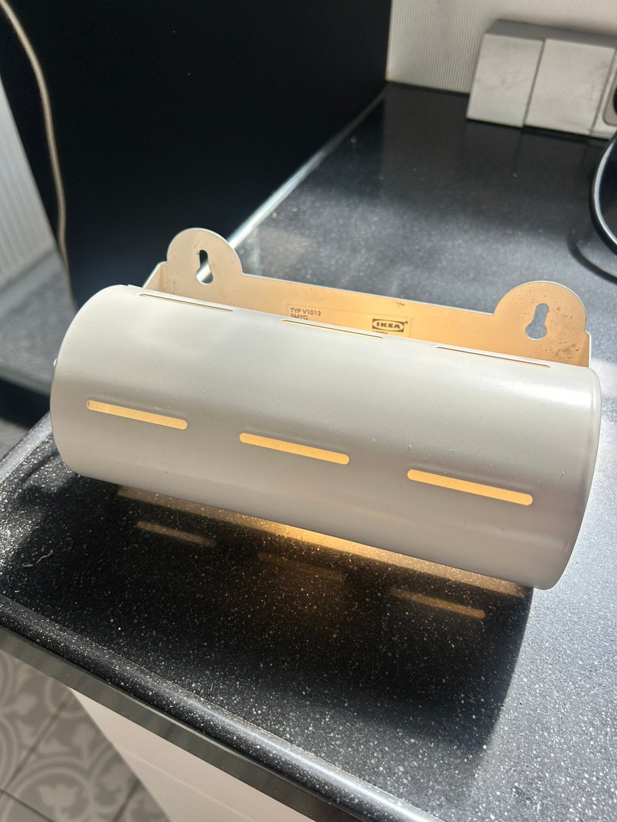 Vintage IKEA SMYG wandlamp / bedlamp V1013 – wit, Ophalen of Verzenden, Gebruikt