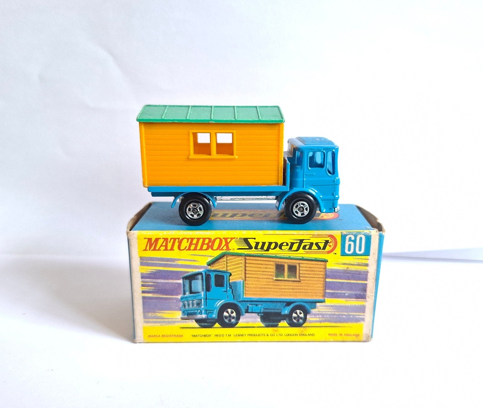 Matchbox superfast 60 site hut truck, Ophalen of Verzenden, Zo goed als nieuw, Matchbox