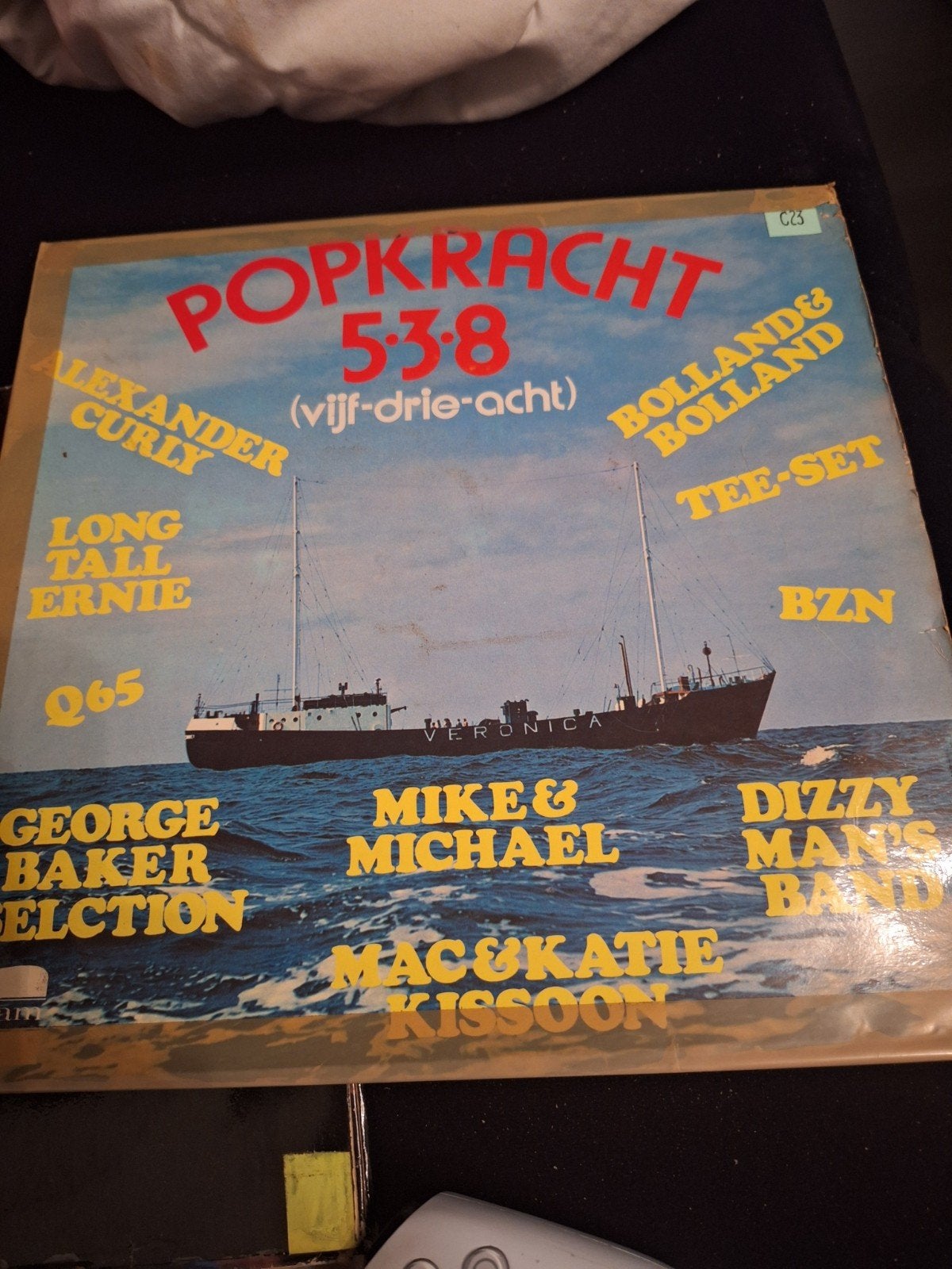 Popkracht 5.3.8 (vijf-drie-acht) LP - Diverse Artiesten, Cd's en Dvd's, LP, Gebruikt, Pop, Ophalen of Verzenden