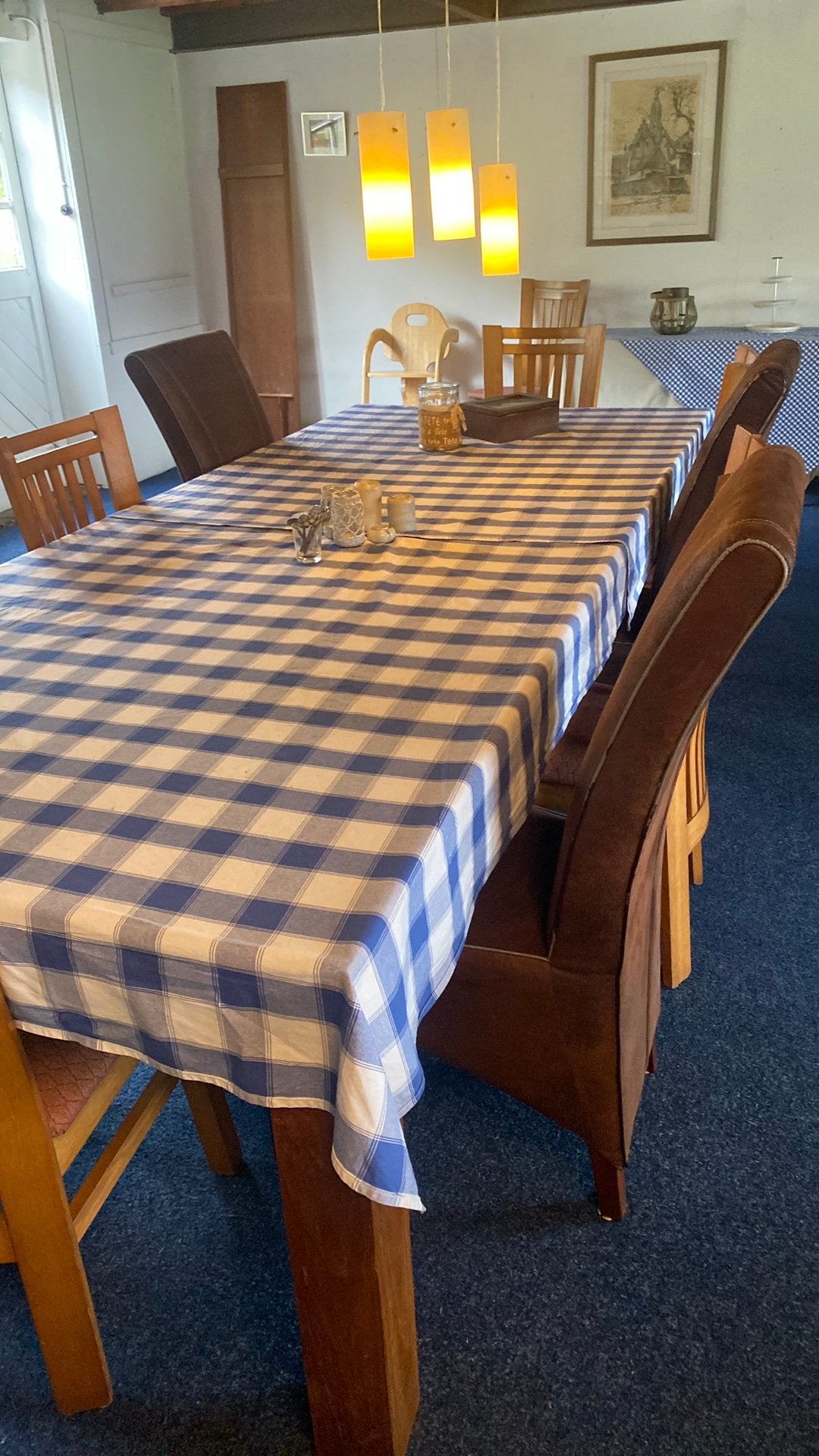 Zeer grote houten tafel, Ophalen, Gebruikt, 100 tot 150 cm, Eikenhout