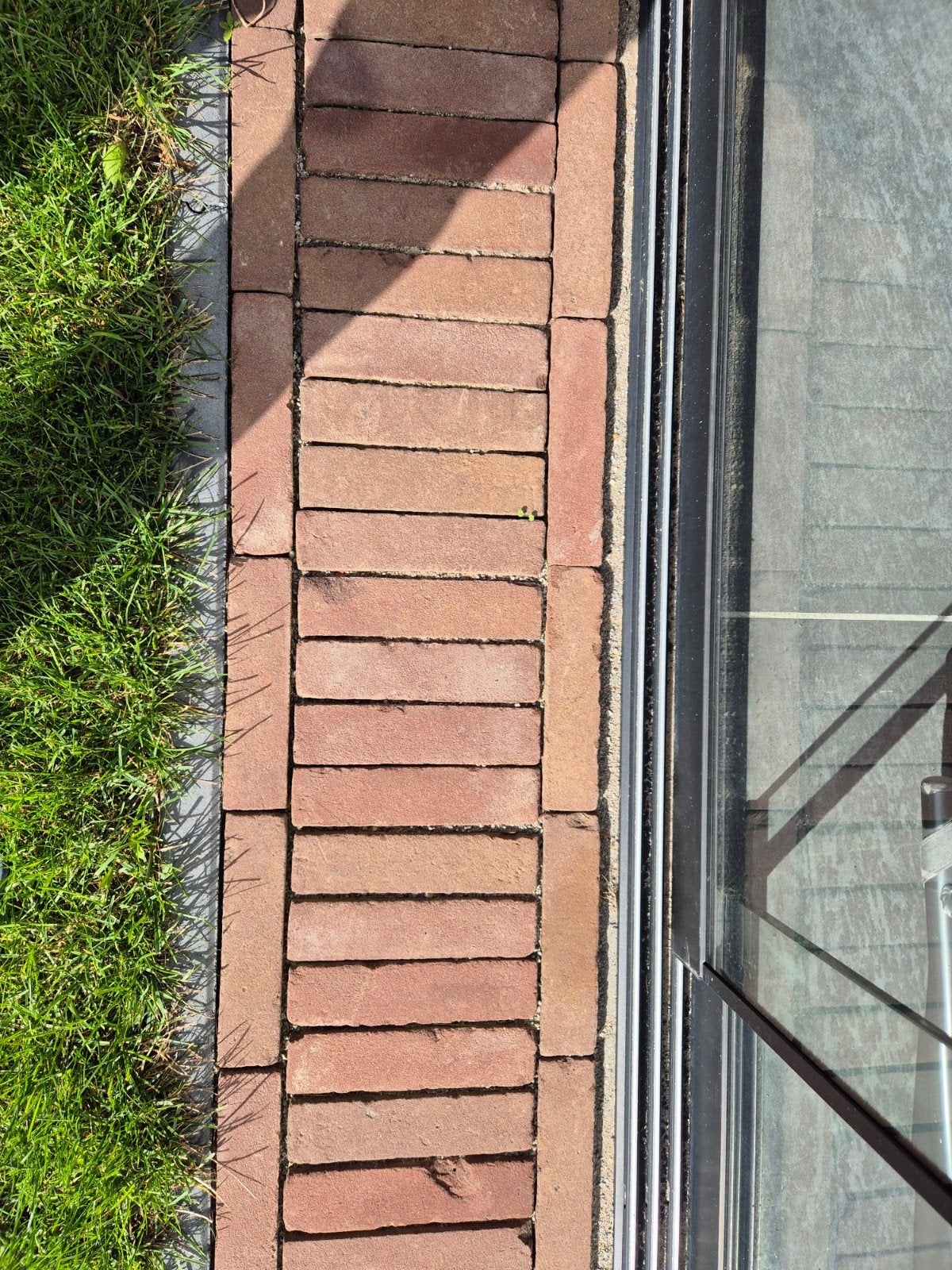 Gebakken waaltjes 5x9x20 cm - 1,5 m², Ophalen, Gebruikt, Keramiek, Klinkers